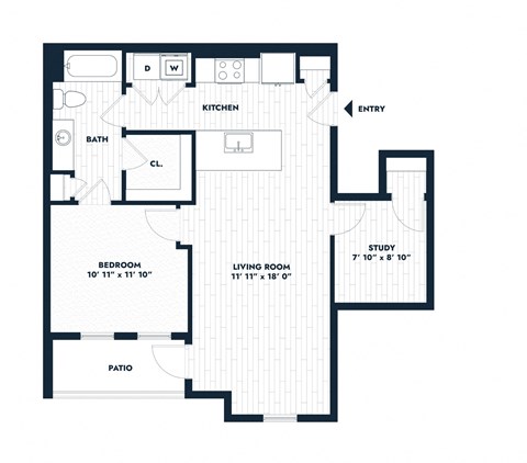 Alta Center Point Apartments in San Marcos, Texas A4 Floor Plan